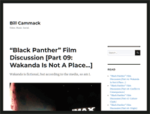 Tablet Screenshot of billcammack.com